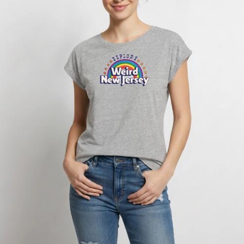 Explore Weird NJ - Women's Premium Roll Up Sleeve T-Shirt