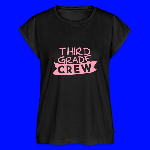 Third Grade Crew Teacher T-Shirts - Women's Premium Roll Up Sleeve T-Shirt
