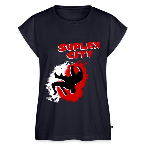 Suplex City (Womens) - Women's Premium Roll Up Sleeve T-Shirt