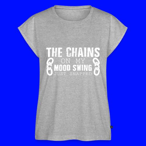 Mood Swings - Women's Premium Roll Up Sleeve T-Shirt