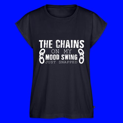 Mood Swings - Women's Premium Roll Up Sleeve T-Shirt