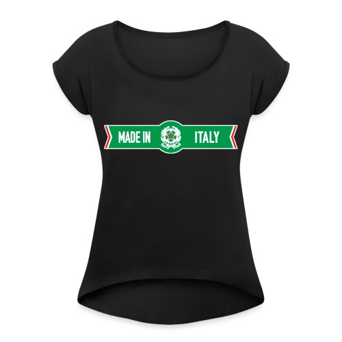 Made in Italy - Women's Roll Cuff T-Shirt