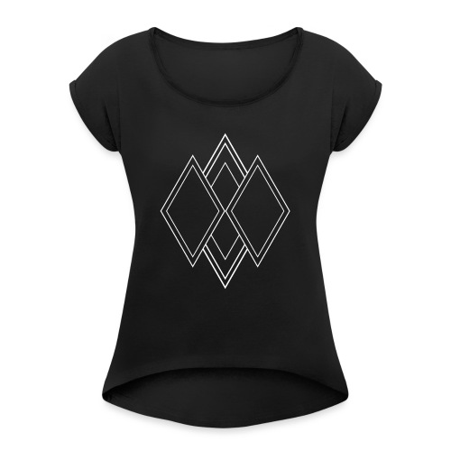 Diamond!! - Women's Roll Cuff T-Shirt