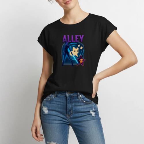 Alley of the Stars - Women's Premium Roll Up Sleeve T-Shirt