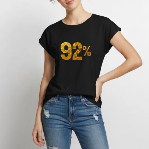 The 92 Percent Always Vote To Save Everyone - Women's Premium Roll Up Sleeve T-Shirt