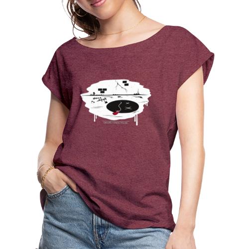 dead spot - Women's Roll Cuff T-Shirt