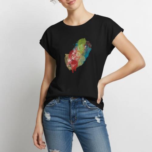 Fabulous Fifties Collage - Women's Premium Roll Up Sleeve T-Shirt