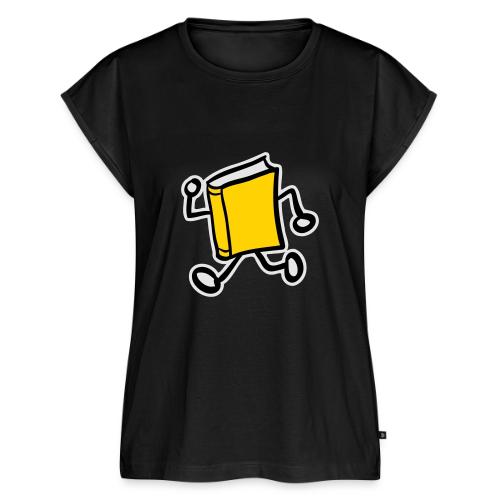 internal bally solo 3 colour white outline - Women's Premium Roll Up Sleeve T-Shirt