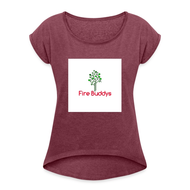 Fire Buddys Website Logo White Tee-shirt eco