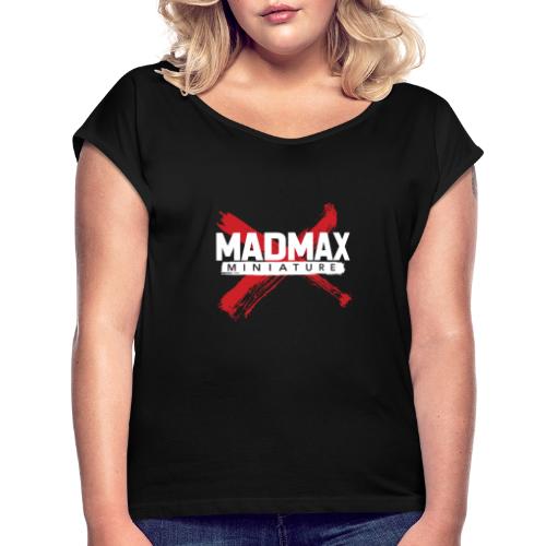 Primary MMM Logo Rescale - Women's Roll Cuff T-Shirt