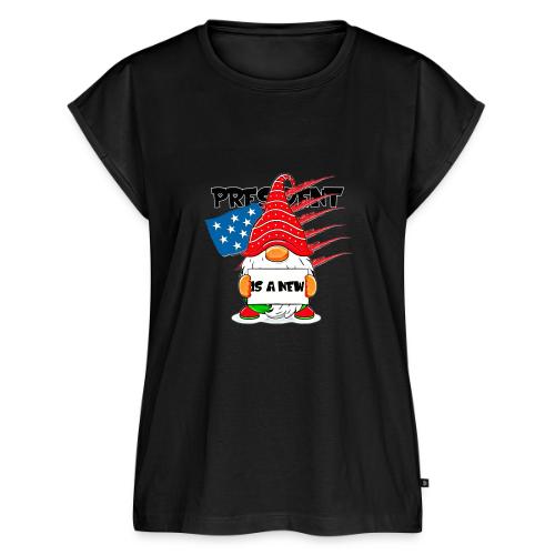 Christmas funny gnomes - Women's Premium Roll Up Sleeve T-Shirt