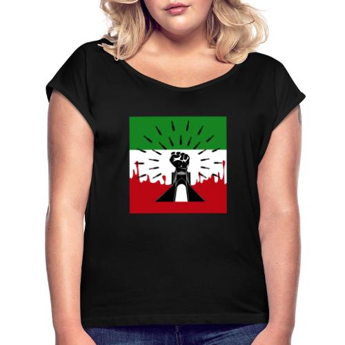 Azadi - Women's Roll Cuff T-Shirt