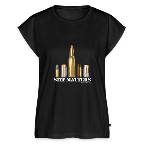 SIZE MATTERS - Women's Premium Roll Up Sleeve T-Shirt
