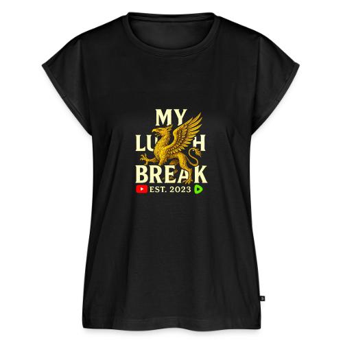 MLB 5 25 - Women's Premium Roll Up Sleeve T-Shirt