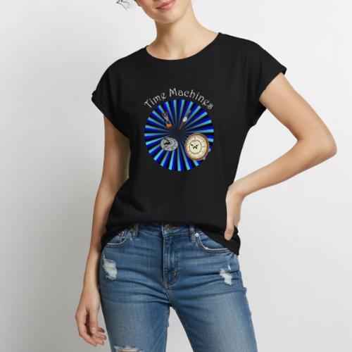 Time Machines Space Vortex - Women's Premium Roll Up Sleeve T-Shirt