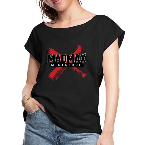 Secondary MMM Logo rescale - Women's Roll Cuff T-Shirt