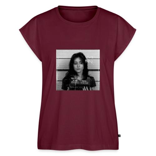 Brenda Walsh Prison - Women's Premium Roll Up Sleeve T-Shirt