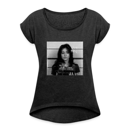 Brenda Walsh Prison - Women's Roll Cuff T-Shirt