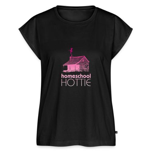 Homeschool Hottie PW - Women's Premium Roll Up Sleeve T-Shirt