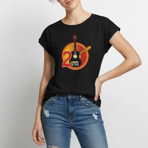 2PM logo Style - Women's Premium Roll Up Sleeve T-Shirt