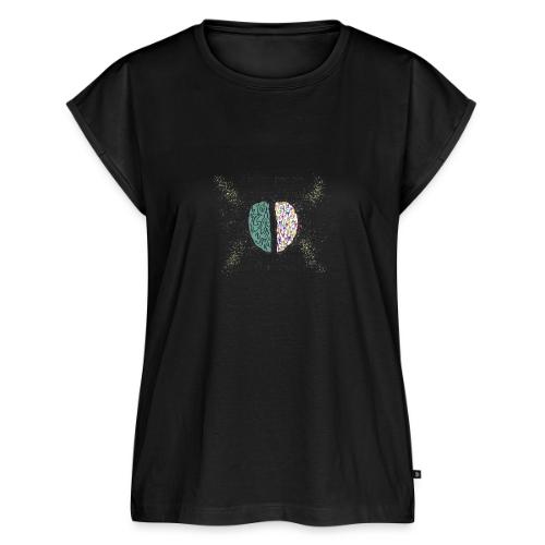 Brain - Women's Premium Roll Up Sleeve T-Shirt
