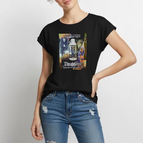 Thuggizzle Appalachian Mountain Spring Water Merch - Women's Premium Roll Up Sleeve T-Shirt