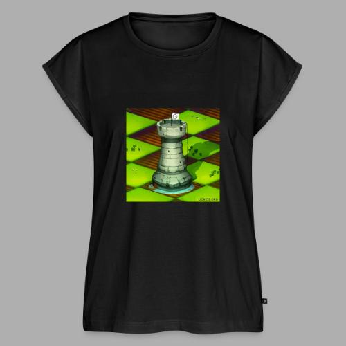 Lichess Castle - Women's Premium Roll Up Sleeve T-Shirt