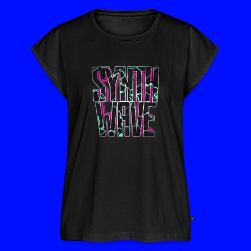 Synthwave - Women's Premium Roll Up Sleeve T-Shirt