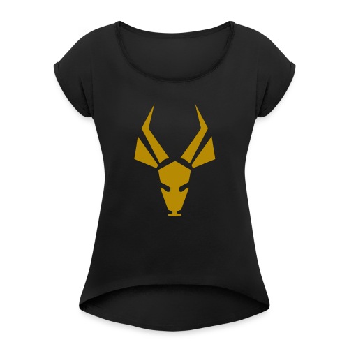 Angry Antelope - Women's Roll Cuff T-Shirt