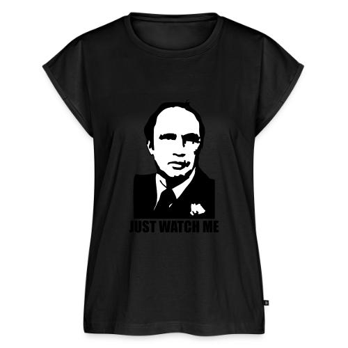 Just Watch Me - Women's Premium Roll Up Sleeve T-Shirt