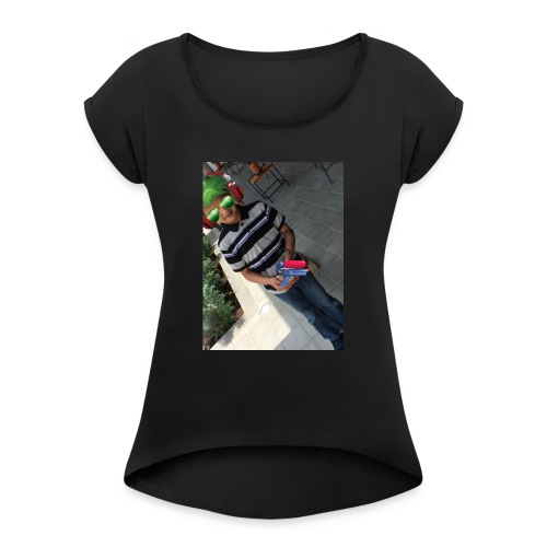 fernando m - Women's Roll Cuff T-Shirt