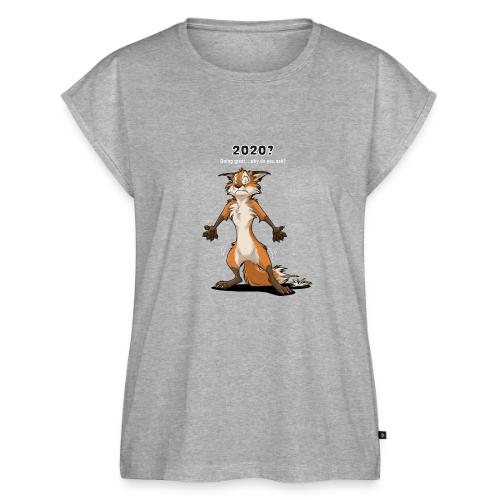 2020? Going great... (for dark backgrounds) - Women's Premium Roll Up Sleeve T-Shirt