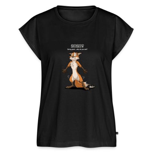 2020? Going great... (for dark backgrounds) - Women's Premium Roll Up Sleeve T-Shirt