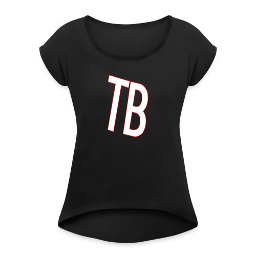 TB Logo - Women's Roll Cuff T-Shirt