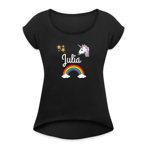 Julia - Women's Roll Cuff T-Shirt