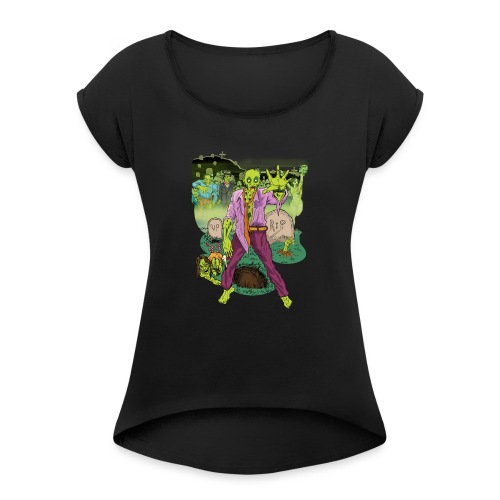Zombies! - Women's Roll Cuff T-Shirt
