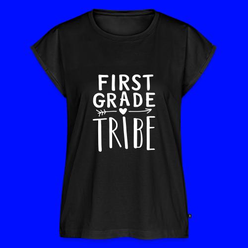 First Grade Tribe Teacher Team T-Shirts - Women's Premium Roll Up Sleeve T-Shirt