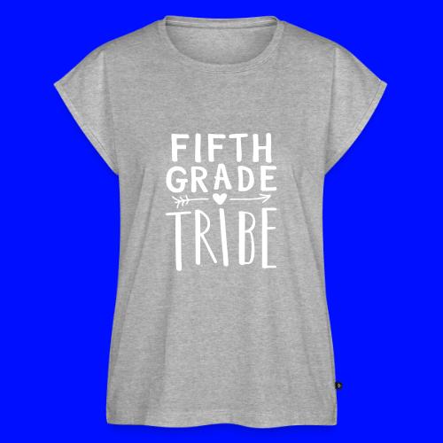 Fifth Grade Tribe Teacher Team T-Shirts - Women's Premium Roll Up Sleeve T-Shirt