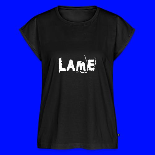 Men's Lame T-Shirt - Women's Premium Roll Up Sleeve T-Shirt