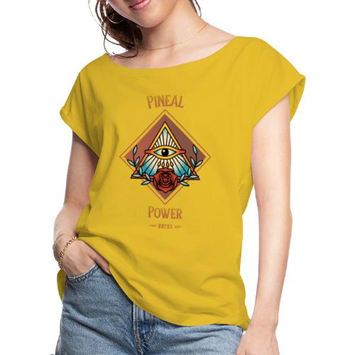 Pineal Power - Women's Roll Cuff T-Shirt