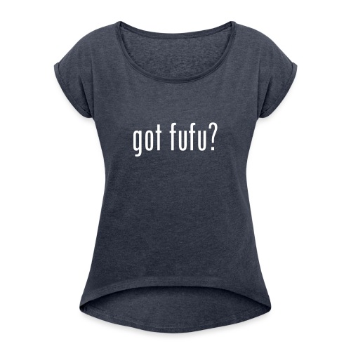 got fufu Women Tie Dye Tee - Pink / White - Women's Roll Cuff T-Shirt