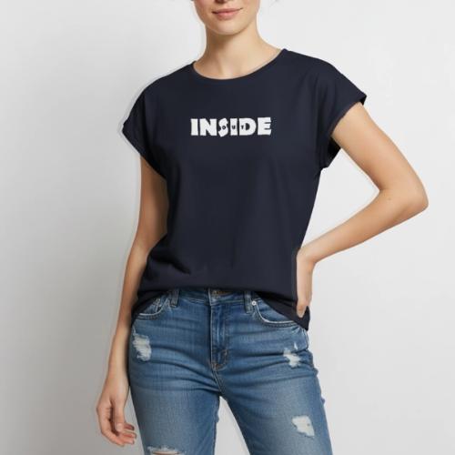 Inside Out - Women's Premium Roll Up Sleeve T-Shirt