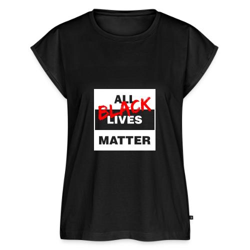 All Black Lives Matter - Women's Premium Roll Up Sleeve T-Shirt
