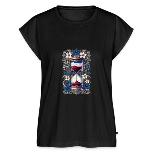 Our Moments Defy Time Hourglass Gifts T-Shirt - Women's Premium Roll Up Sleeve T-Shirt