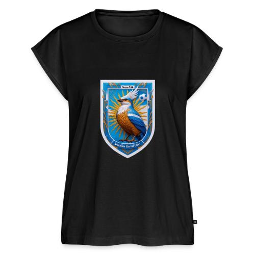 Argentina Hornero Pride T Shirt, Football Gift - Women's Premium Roll Up Sleeve T-Shirt