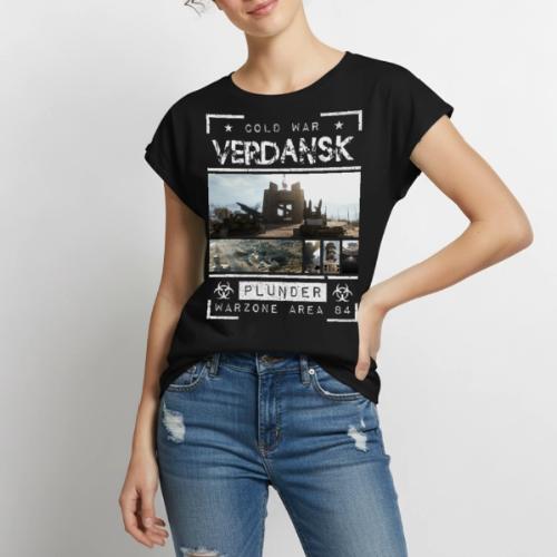 Verdansk Plunder - Women's Premium Roll Up Sleeve T-Shirt