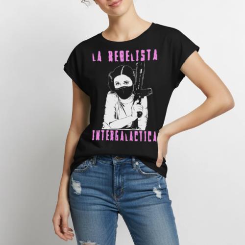 La Rebelista - Women's Premium Roll Up Sleeve T-Shirt