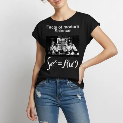 Modern Science - Women's Premium Roll Up Sleeve T-Shirt