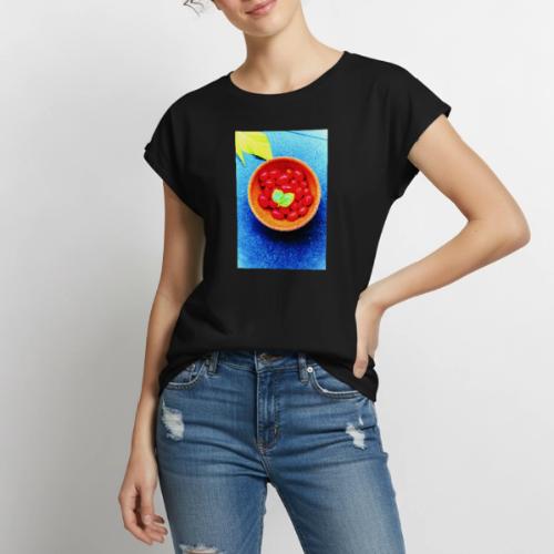 Tomatoes Ball Cute Photo. Buy Now - Women's Premium Roll Up Sleeve T-Shirt