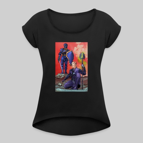 ELF AND KNIGHT - Women's Roll Cuff T-Shirt